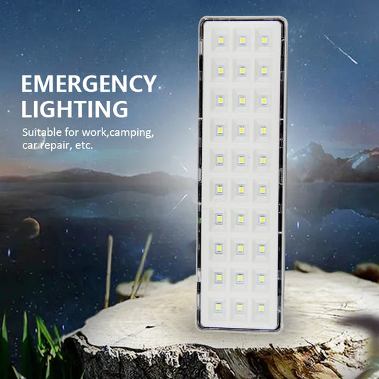 2 Modes Dimmable 30LED Rechargeable Emergency Lamp Outdoor Night Repair Lights Portable Camping Lantern for Power Outage Use