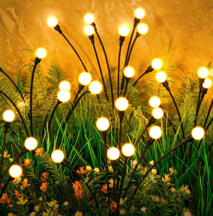 6/8/10L Solar Firefly Lights Waterproof Outdoor Garden Decoration Landscape Lights Lawn Lights Suitable for Festive Decoration.