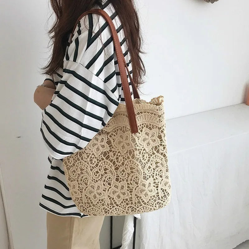 Women's Bag Shoulder Bags Leather Handbags Canvas TOP-handle Bag Luxury Fashion Lady Crossbody Bags for Women Casual Fashion